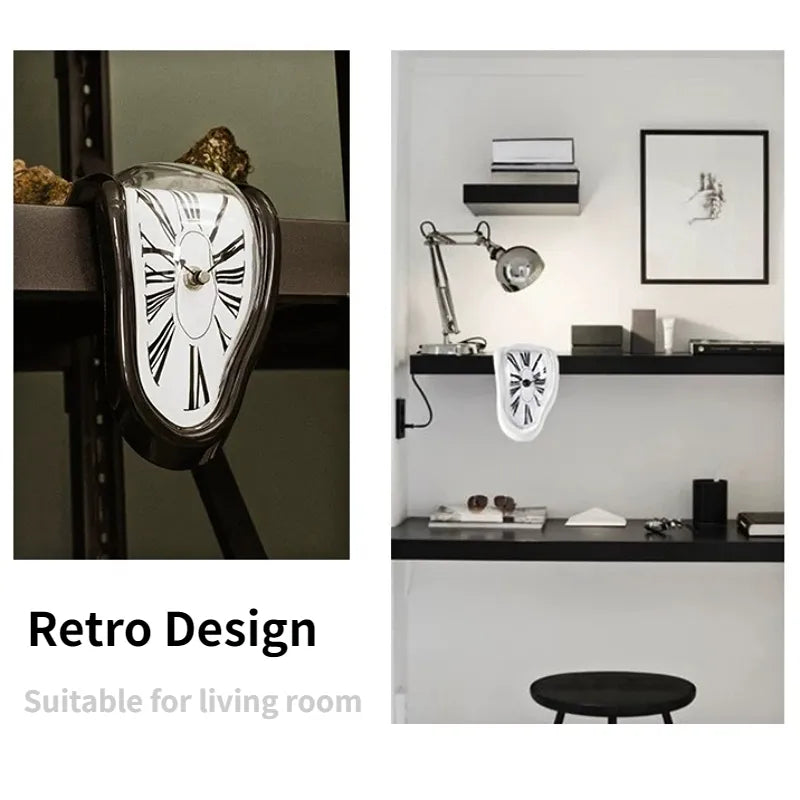 Melting Distorted Wall Clocks