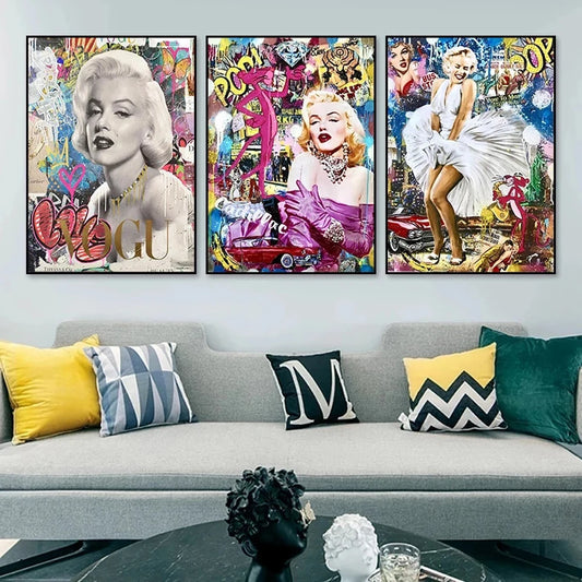 5D Diy Mosaic Diamond Painting Marilyn Monroe Embroidery Cross Stitch Rhinestone Poster Wall Art For Home Decor